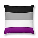 peiyeety gemütlicher Bauernhaus, LGBTQ-Asexuelle Flagge, dekorativer...