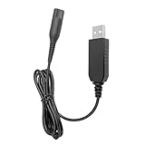 Tiardey 12V USB-Rasierer-Ladegerät für Braun-Rasierer, Ladekabel, 301S3,...