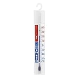 TFA Dostmann Thermometer für Kühlschrank oder Gefrierschrank, 14.4000,...