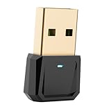 SEWACC Wireless Adapter Tragbarer USB Empfänger für Desktop Computer und...
