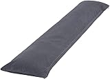 CozyKing Seitenschläferkissen mit Bezug 200 x 40 cm Cord Grau - Öko-Tex...