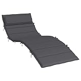 vidaXL Sonnenliegen Auflage, Liegenauflage Outdoor, Polster Auflage für...