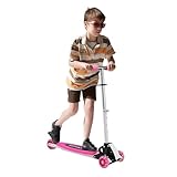 Tretroller für Kinder von 3–5, höhenverstellbar, 3-Rad-Roller für...