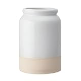 KitchenCraft IDUTENSIL Küchenutensilienhalter, Keramik, cremefarben