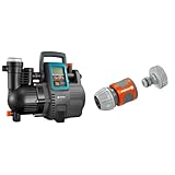 Gardena Comfort Hauswasserautomat 5000/5E LCD & Pumpen-Anschlusssatz:...