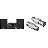 Kenwood M-7000S-B Mikro-Stereoanlage, Schwarz, mit Bluetooth, USB, CD und...