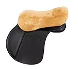 Engel Reitsport | Sattelsitzbezug Sattelauflage echtes Merino Lammfell...