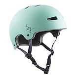 TSG Mädchen Evolution Women Bowl-Helm, Satin, Minze, L-XL