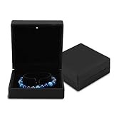 Schmuck Geschenkbox mit LED-Licht, Schmuckkästen für Ring Ohrring...