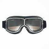 Goldyida Motorradbrille Helmbrille Retro Fliegerbrille Motorrad Motocross...