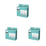 Philips LED E27 Lampe, 100W, A67, matt, warmweiß (Packung mit 3)