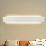 Glitzerlife Deckenlampe LED Wohnzimmer Deckenleuchte: 108CM Weiß...
