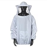Orolotay Schutzjacke für Imker, Schleier-Overall, Imkeranzug mit...