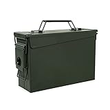 GUGULUZA Munitionskiste Munitionsbox Werkzeugkasten Metall Neu Ammo Box...