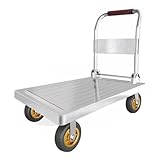 Robuster klappbarer Plattformwagen mit Rollen und Griff –...