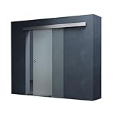 Mai & Mai Glasschiebetür komplettset Amalfi in Vollsatiniert, Griffart:...