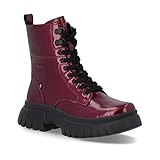 Rieker Damen W1870 Biker-Boot, Rot, 42 EU