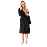 Bademantel Damen - 100% Baumwolle (350g/m²) OEKO-TEX® Zertifiziert -...