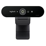 Logitech BRIO ULTRA-HD PRO Webcam, 4K HD 1080p, 5-fach Zoom, Hohe...