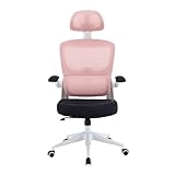 Woxter Ergo Pink Bürostuhl, ergonomisch, Rosa