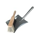 Toolland Kehrgarnitur, Schaufel aus Metall, Handfeger, weiche Borsten,...