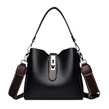 Hobo-Schultertasche aus Leder für Damen, modische Tragetasche, Geldbörse,...