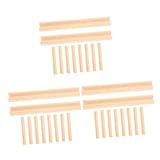 TOYANDONA 30 STK Englische Alphabetbasis Holz Domino Halter Domino...