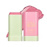 Creme Blush Stick, Rouge für Wangen Make Up - Cremig-leichter 3-in-1...