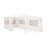 Lifetime Garden Partyzelt 3x6 m - Party Zelt mit Seitenwänden und Fenstern...