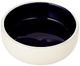 TRIXIE Napf KERAMIKNAPF spülmaschinengeeignet 0,3 l ø 13cm creme/blau...