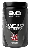 EVO SPORTS FUEL Craft Pro Pump Booster | 450g | Sour Cherry |...
