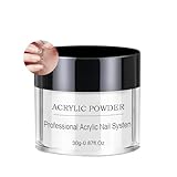 Professionelles Acryl Nagel Pulver, Klares Acrylpulver, 3D-Nagelkunst...