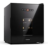 Klarstein Freistehender Weinkühlschrank, 1 Zonen Getränkekühlschrank...