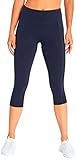 Marika Damen Carrie Slim Fit Capri-Leggings, Nachtblau, Größe L