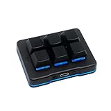 6 Tasten Mini Keypad Wireless USB Mechanische Gaming Makro Tastatur...