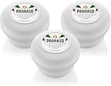 Proraso Rasierseife in Schüssel für empfindliche Haut, 3 x 150 ml,...
