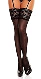 GLAMORY Damen Luxury 20 DEN Strapsstrümpfe