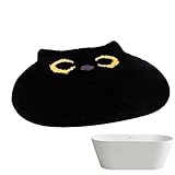 Penlimly Katzenförmiger Teppich, Katzenbereich, 50 x 55 cm, weich,...