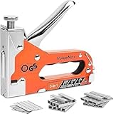 ValueMax 3-in-1 Handtacker Set mit 3000 Klammern -TÜV GS geprüft- Profi...