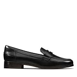 Clarks Damen Hamble Loafer, Schwarz Black Leather, 39 EU