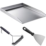 valuents® Grillplatte - Plancha Grill Platte aus dickem & rostfreiem...