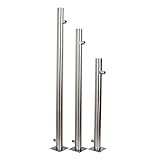 Köhko Wassersäule 850 mm aus Edelstahl V2A Wasserzapfstelle...