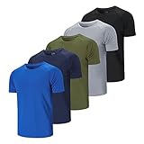 Cimic 5er Pack Sport Tshirts Herren Funktionsshirt Sportshirt Herren...