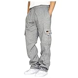 Generisch Hosen Herren, Einfarbig Outdoorhose Lange Herren Casual...