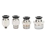 5/10 STÜCKE Pneumatische p-c4 6 8 10 12mm Schlauch Schwarz Luftschlauch...