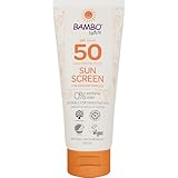 Bambo Nature Baby-Sonnencreme mit LSF50-100 ml | Hoher UVA/UVB-Schutz,...