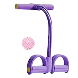 Pedal Resistance Band – Multifunction Exercise Tube Device, Four Tube...