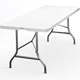 Casaria® Gartentisch Klappbar 220x70 cm für 10 Personen Buffettisch...