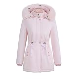 Gubsssl Parka Damen Winter Jacke Lang Winterjacke Gefütterte Winterparka...