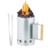 Anluomania Grillkohleanzünder, Anzündkamin, Grillanzünder, Edelstahl...